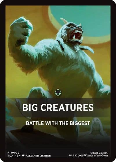 Big Creatures Theme Card Avatar: The Last Airbender Magic card
