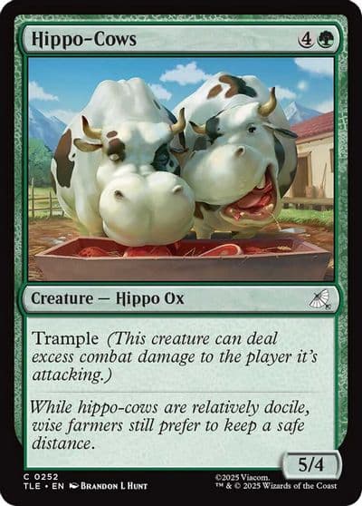 Hippo Cows Avatar: The Last Airbender: Eternal-Legal Magic card