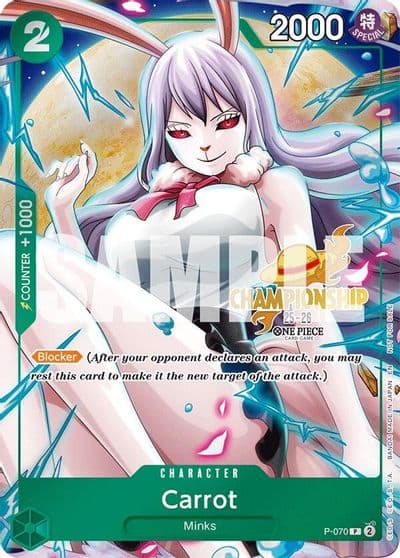 Carrot CS 25 26 Event Pack One Piece Promotion Cards One Piece card