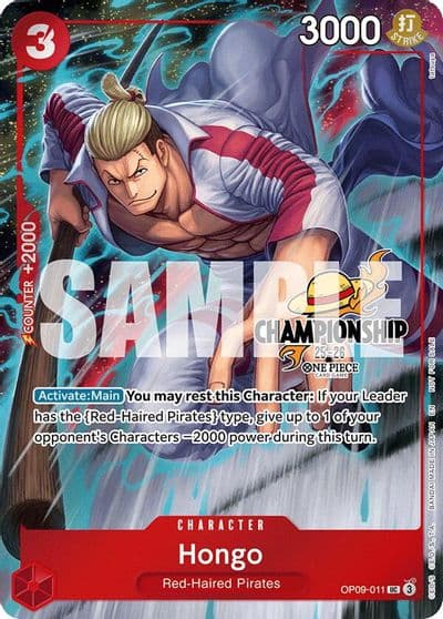 Hongo CS 25 26 Celebration Pack One Piece Promotion Cards One Piece card