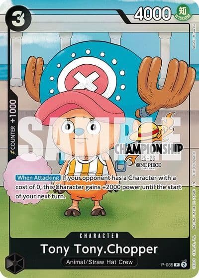 Tony TonyChopper CS 25 26 Event Pack Finalist Ver One Piece Promotion Cards One Piece card
