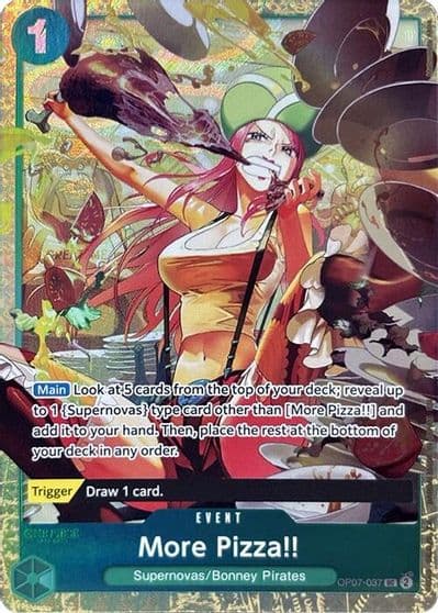 More Pizza Premium Card Collection Best Selection Vol 4 One Piece Promotion Cards One Piece card