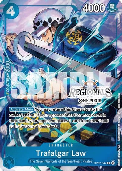 Trafalgar Law Online Regional Participation Pack 2025 Vol2 One Piece Promotion Cards One Piece card