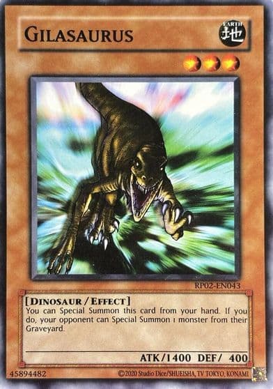 Gilasaurus Retro Pack 2 (2020 Date Reprint) Yu-Gi-Oh! card