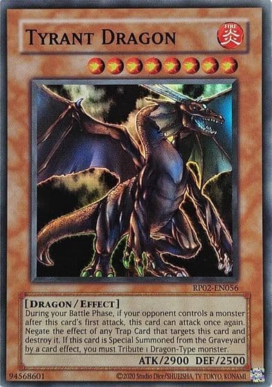 Tyrant Dragon Retro Pack 2 (2020 Date Reprint) Yu-Gi-Oh! card