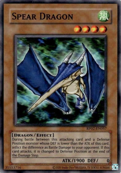 Spear Dragon Retro Pack 2 (2020 Date Reprint) Yu-Gi-Oh! card