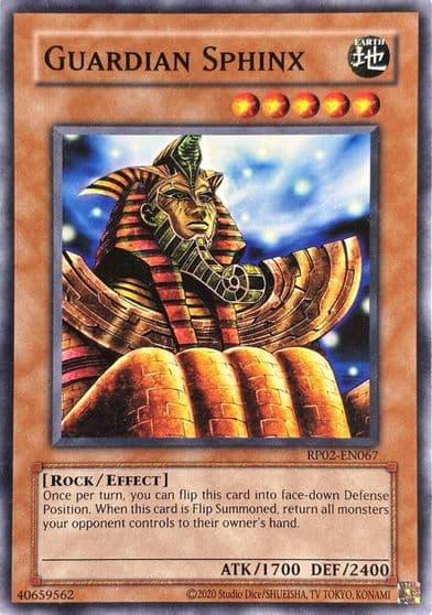 Guardian Sphinx Retro Pack 2 (2020 Date Reprint) Yu-Gi-Oh! card