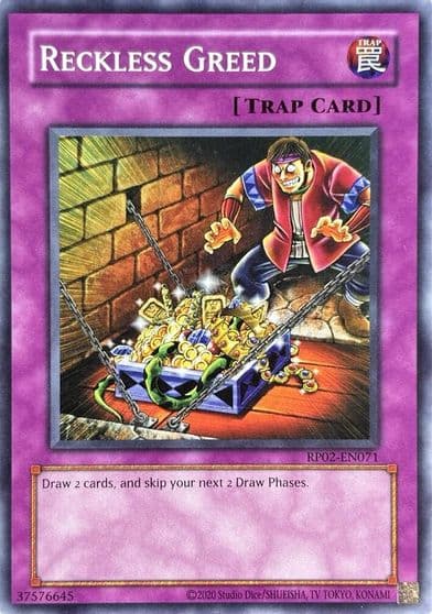 Reckless Greed Retro Pack 2 (2020 Date Reprint) Yu-Gi-Oh! card