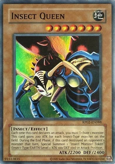 Insect Queen Retro Pack 2 (2020 Date Reprint) Yu-Gi-Oh! card