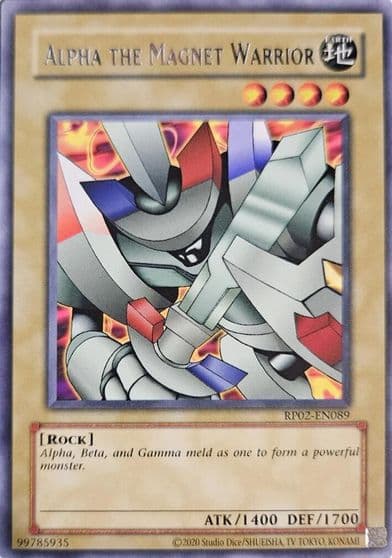 Alpha The Magnet Warrior Retro Pack 2 (2020 Date Reprint) Yu-Gi-Oh! card