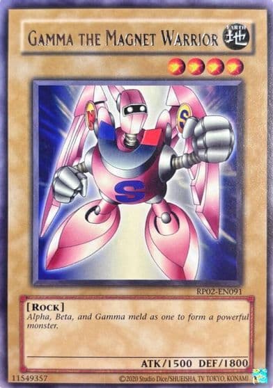 Gamma The Magnet Warrior Retro Pack 2 (2020 Date Reprint) Yu-Gi-Oh! card
