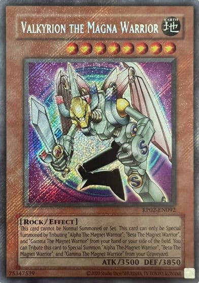Valkyrion the Magna Warrior Retro Pack 2 (2020 Date Reprint) Yu-Gi-Oh! card