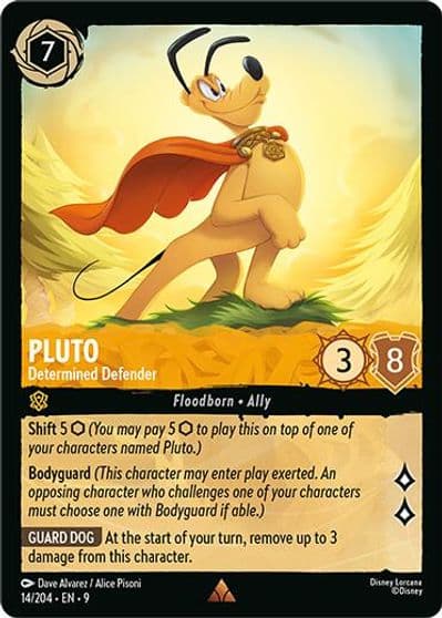 Pluto Determined Defender Fabled Lorcana card