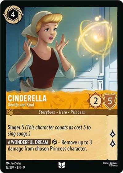 Cinderella Gentle and Kind Fabled Lorcana card