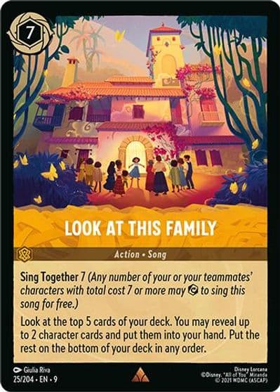 Look at This Family Fabled Lorcana card
