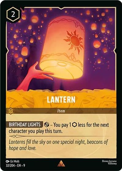 Lantern Fabled Lorcana card