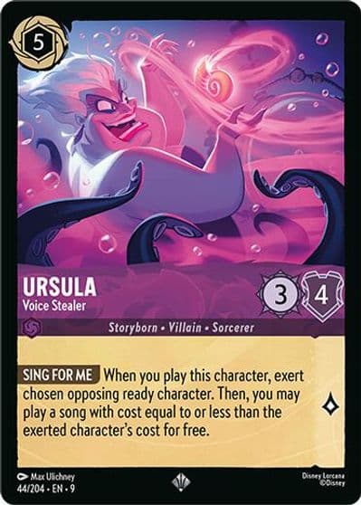 Ursula Voice Stealer Fabled Lorcana card