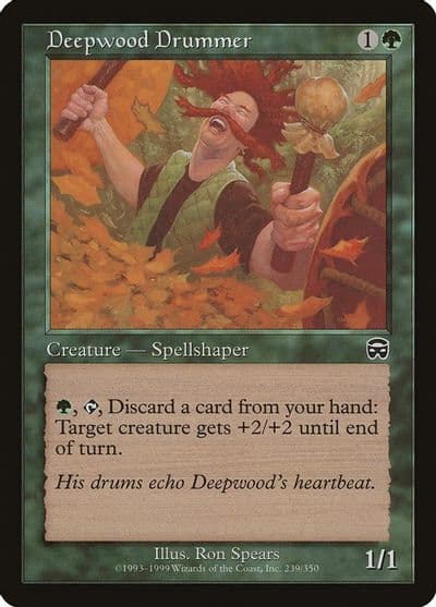 Deepwood Drummer Mercadian Masques Magic card