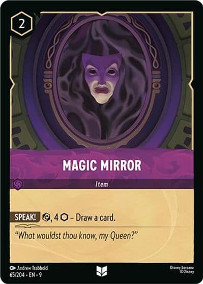 Magic Mirror Fabled Lorcana card