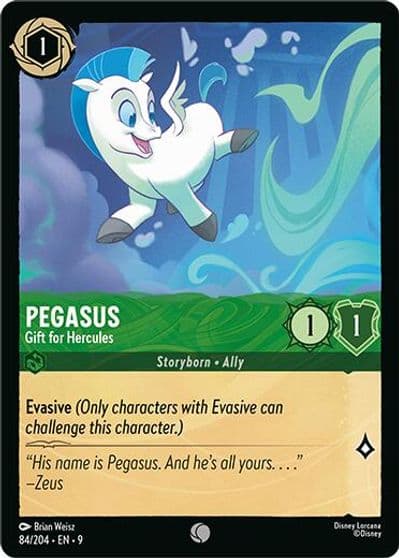 Pegasus Gift for Hercules Fabled Lorcana card