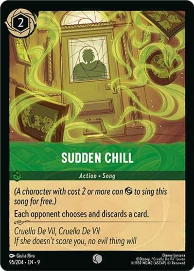 Sudden Chill Fabled Lorcana card
