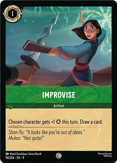 Improvise Fabled Lorcana card