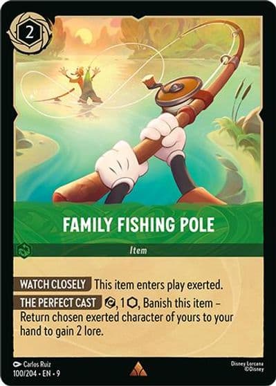 Family Fishing Pole Fabled Lorcana card