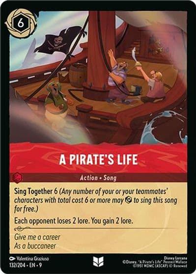 A Pirates Life Fabled Lorcana card