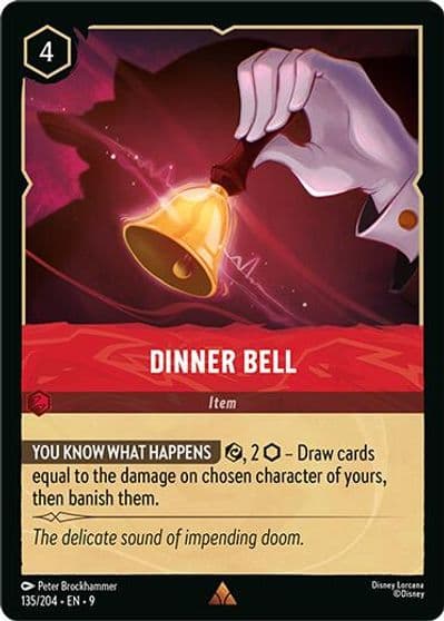 Dinner Bell Fabled Lorcana card