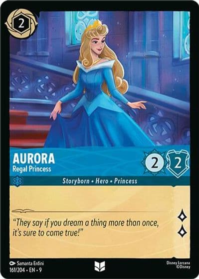 Aurora Regal Princess Fabled Lorcana card