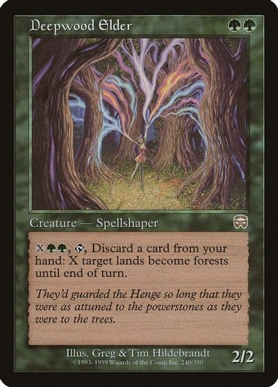 Deepwood Elder Mercadian Masques Magic card