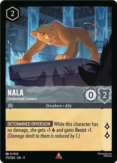 Nala Undaunted Lioness Fabled Lorcana card