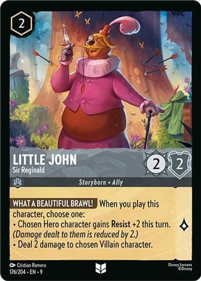 Little John Sir Reginald Fabled Lorcana card