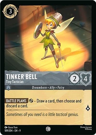 Tinker Bell Tiny Tactician Fabled Lorcana card