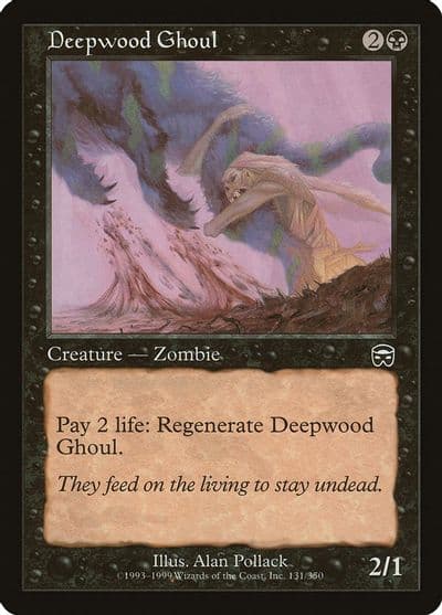 Deepwood Ghoul Mercadian Masques Magic card