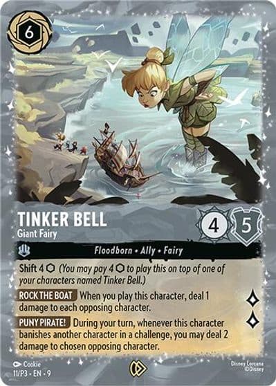 Tinker Bell Giant Fairy Disney Lorcana Promo Cards Lorcana card