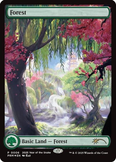 Forest Year of the Snake 2025 Standard Showdown Promos Magic card
