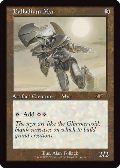 Palladium Myr Retro Frame WPN & Gateway Promos Magic card