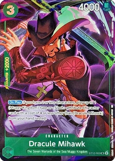 Dracule Mihawk Illustration Box Vol4 One Piece Promotion Cards One Piece card