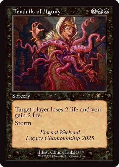 Tendrils of Agony Retro Frame Eternal Weekend 2025 Promo Unique and Miscellaneous Promos Magic card