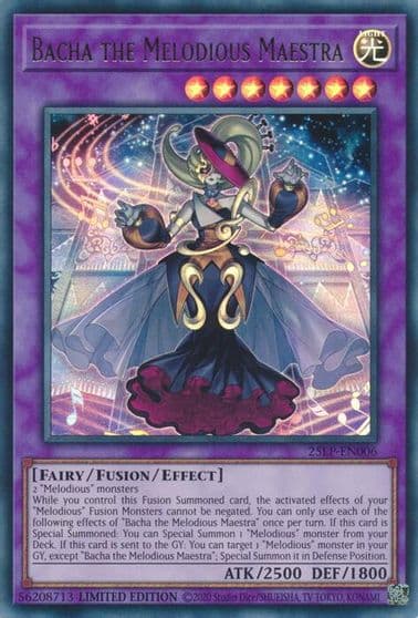 Bacha the Melodious Maestra Limited Pack World Championship 2025 Yu-Gi-Oh! card