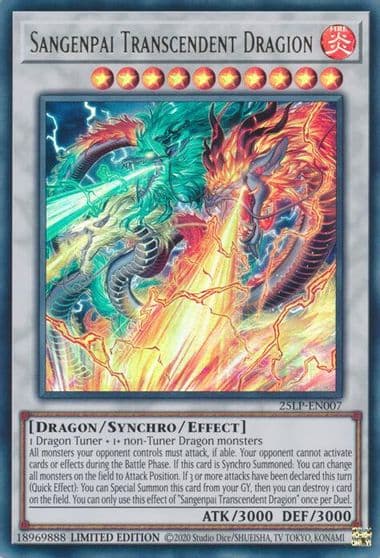 Sangenpai Transcendent Dragion Limited Pack World Championship 2025 Yu-Gi-Oh! card