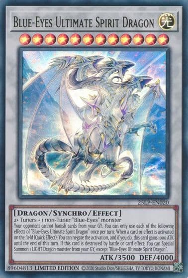 Blue Eyes Ultimate Spirit Dragon Limited Pack World Championship 2025 Yu-Gi-Oh! card