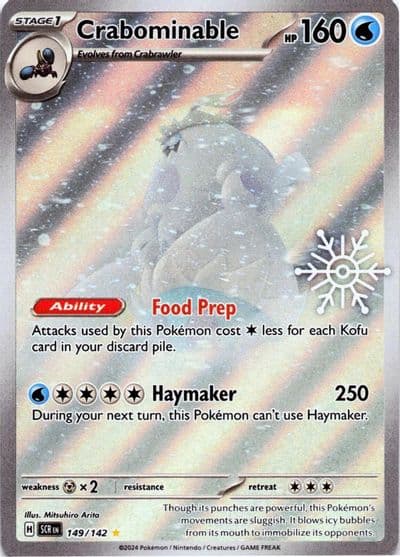 Crabominable (Holiday Calendar) Miscellaneous Cards & Products Pokemon card