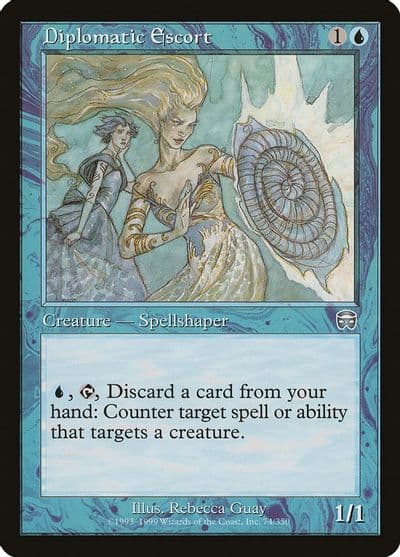 Diplomatic Escort Mercadian Masques Magic card