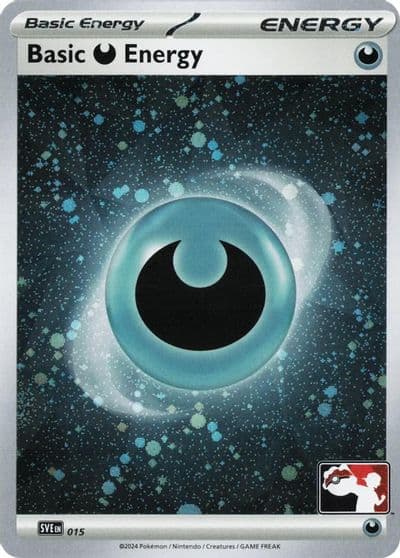 Basic Darkness Energy - 015 (Cosmos Holo) Prize Pack Series Cards Pokemon card