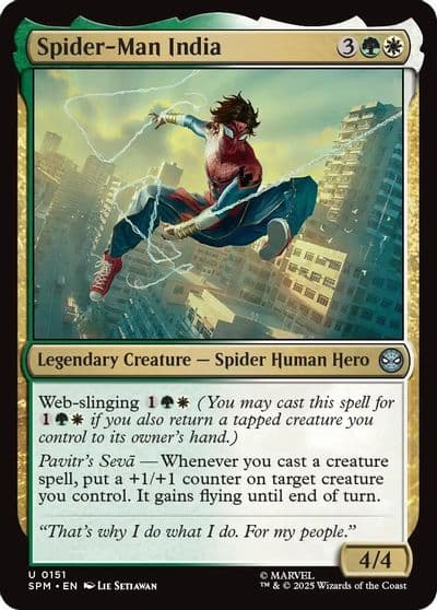 Spider Man India Marvel's Spider-Man Magic card