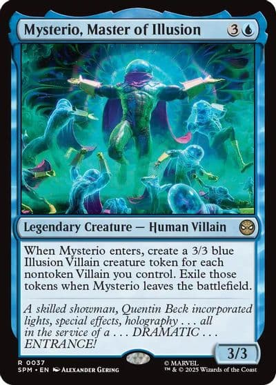 Mysterio Master of Illusion Marvel's Spider-Man Magic card