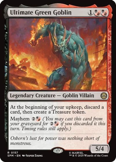 Ultimate Green Goblin Marvel's Spider-Man Magic card