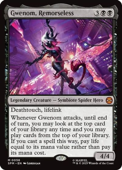 Gwenom Remorseless Marvel's Spider-Man Magic card